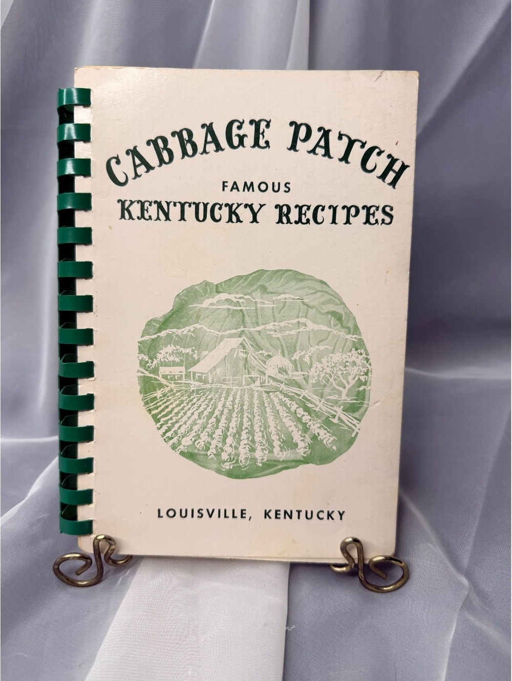 Cabbage Patch Famous Kentucky Recipes Cookbook 1972 Spiral Community Cookbook